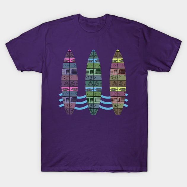 Surfboards No. 01 T-Shirt by Againstallodds68